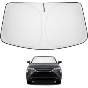 imageProadsy Windshield Sun Shade for Nissan Pathfinder 2026 2025 2024 2023 2022 Foldable Front Sunshade Protector Sun Visor Blocks UV Rays Keep Car CoolerToyota Venza 20212025 2026