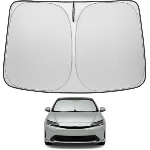 imageProadsy Windshield Sun Shade for Nissan Pathfinder 2026 2025 2024 2023 2022 Foldable Front Sunshade Protector Sun Visor Blocks UV Rays Keep Car CoolerToyota Prius 20232026