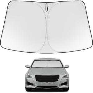 imageProadsy Windshield Sun Shade for Nissan Pathfinder 2026 2025 2024 2023 2022 Foldable Front Sunshade Protector Sun Visor Blocks UV Rays Keep Car CoolerCadillac CTS 20142019