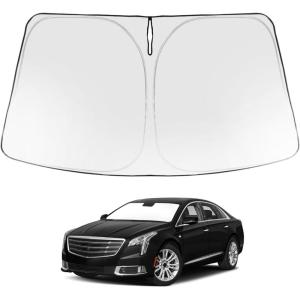 imageProadsy Windshield Sun Shade for Nissan Pathfinder 2026 2025 2024 2023 2022 Foldable Front Sunshade Protector Sun Visor Blocks UV Rays Keep Car CoolerCadillac XTS 20132019