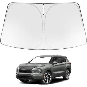 imageProadsy Windshield Sun Shade for Nissan Pathfinder 2026 2025 2024 2023 2022 Foldable Front Sunshade Protector Sun Visor Blocks UV Rays Keep Car CoolerMitsubishi Outlander 20222026