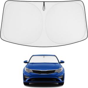 imageProadsy Windshield Sun Shade for Nissan Pathfinder 2026 2025 2024 2023 2022 Foldable Front Sunshade Protector Sun Visor Blocks UV Rays Keep Car CoolerKia Optima 20162025