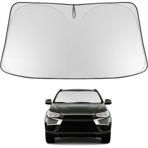 imageProadsy Windshield Sun Shade for Nissan Pathfinder 2026 2025 2024 2023 2022 Foldable Front Sunshade Protector Sun Visor Blocks UV Rays Keep Car CoolerMitsubishi Outlander Sport 20112026