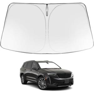 imageProadsy Windshield Sun Shade for Nissan Pathfinder 2026 2025 2024 2023 2022 Foldable Front Sunshade Protector Sun Visor Blocks UV Rays Keep Car CoolerCadillac XT6 20202026