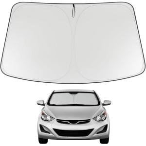 imageProadsy Windshield Sun Shade for Nissan Pathfinder 2026 2025 2024 2023 2022 Foldable Front Sunshade Protector Sun Visor Blocks UV Rays Keep Car CoolerHyundai Elantra 20112016