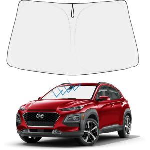 imageProadsy Windshield Sun Shade for Nissan Pathfinder 2026 2025 2024 2023 2022 Foldable Front Sunshade Protector Sun Visor Blocks UV Rays Keep Car CoolerHyundai Kona 20182023