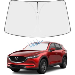 imageProadsy Windshield Sun Shade for Nissan Pathfinder 2026 2025 2024 2023 2022 Foldable Front Sunshade Protector Sun Visor Blocks UV Rays Keep Car CoolerMazda CX30 CX30 20202026