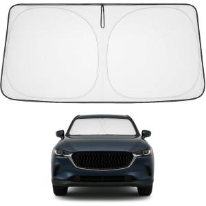 imageProadsy Windshield Sun Shade for Nissan Pathfinder 2026 2025 2024 2023 2022 Foldable Front Sunshade Protector Sun Visor Blocks UV Rays Keep Car CoolerMazda CX9 20162024 2025 2026