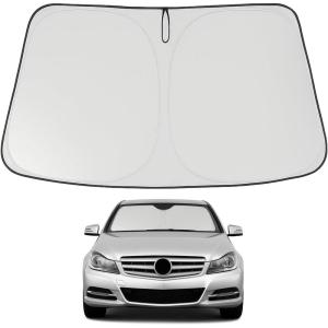 imageProadsy Windshield Sun Shade for Nissan Pathfinder 2026 2025 2024 2023 2022 Foldable Front Sunshade Protector Sun Visor Blocks UV Rays Keep Car CoolerDodge Charger 20062010