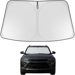imageProadsy Windshield Sun Shade for Nissan Pathfinder 2026 2025 2024 2023 2022 Foldable Front Sunshade Protector Sun Visor Blocks UV Rays Keep Car CoolerChevroletChevy Trailblazer 20212026