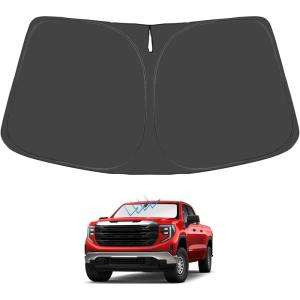 imageProadsy Windshield Sun Shade for Nissan Pathfinder 2026 2025 2024 2023 2022 Foldable Front Sunshade Protector Sun Visor Blocks UV Rays Keep Car CoolerGMC Sierra 1500 2500 3500 20192025