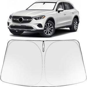 imageProadsy Windshield Sun Shade for Nissan Pathfinder 2026 2025 2024 2023 2022 Foldable Front Sunshade Protector Sun Visor Blocks UV Rays Keep Car CoolerMercedesBenz GLC 20232026