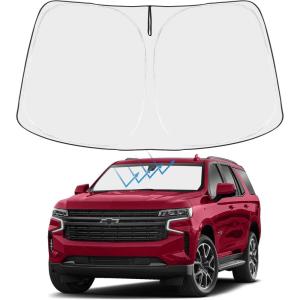 imageProadsy Windshield Sun Shade for Nissan Pathfinder 2026 2025 2024 2023 2022 Foldable Front Sunshade Protector Sun Visor Blocks UV Rays Keep Car CoolerChevrolet Tahoe 20212025 2026