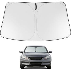 imageProadsy Windshield Sun Shade for Nissan Pathfinder 2026 2025 2024 2023 2022 Foldable Front Sunshade Protector Sun Visor Blocks UV Rays Keep Car CoolerHonda Accord 20082012
