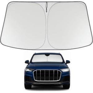 imageProadsy Windshield Sun Shade for Nissan Pathfinder 2026 2025 2024 2023 2022 Foldable Front Sunshade Protector Sun Visor Blocks UV Rays Keep Car CoolerAudi Q7 20162026