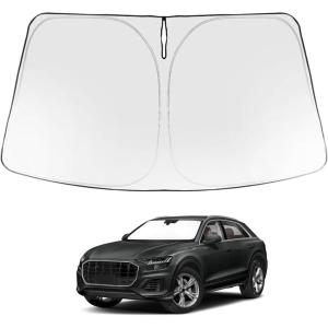 imageProadsy Windshield Sun Shade for Nissan Pathfinder 2026 2025 2024 2023 2022 Foldable Front Sunshade Protector Sun Visor Blocks UV Rays Keep Car CoolerAudi Q8 20192026