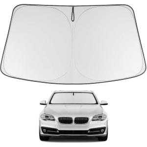 imageProadsy Windshield Sun Shade for Nissan Pathfinder 2026 2025 2024 2023 2022 Foldable Front Sunshade Protector Sun Visor Blocks UV Rays Keep Car CoolerBMW 5 Series 20112016