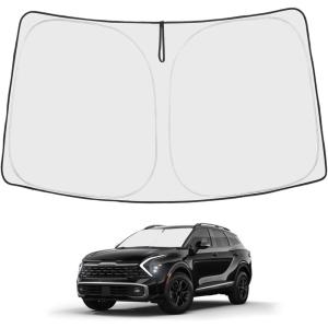 imageProadsy Windshield Sun Shade for Nissan Pathfinder 2026 2025 2024 2023 2022 Foldable Front Sunshade Protector Sun Visor Blocks UV Rays Keep Car CoolerKia Sportage NQ5 20232026
