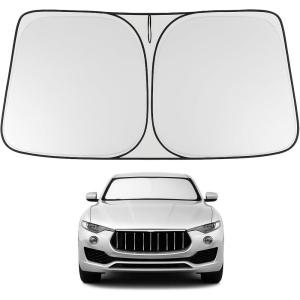 imageProadsy Windshield Sun Shade for Nissan Pathfinder 2026 2025 2024 2023 2022 Foldable Front Sunshade Protector Sun Visor Blocks UV Rays Keep Car CoolerMaserati Levante 20172026