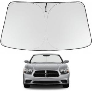 imageProadsy Windshield Sun Shade for Nissan Pathfinder 2026 2025 2024 2023 2022 Foldable Front Sunshade Protector Sun Visor Blocks UV Rays Keep Car CoolerDodge Charger 20112025