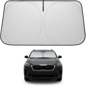 imageProadsy Windshield Sun Shade for Nissan Pathfinder 2026 2025 2024 2023 2022 Foldable Front Sunshade Protector Sun Visor Blocks UV Rays Keep Car CoolerKia Sorento 20152020