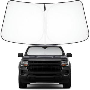 imageProadsy Windshield Sun Shade for Nissan Pathfinder 2026 2025 2024 2023 2022 Foldable Front Sunshade Protector Sun Visor Blocks UV Rays Keep Car CoolerChevrolet Colorado Pickup Truck 20232026