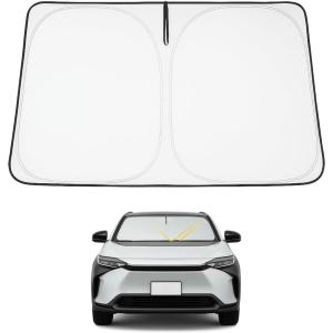 imageProadsy Windshield Sun Shade for Nissan Pathfinder 2026 2025 2024 2023 2022 Foldable Front Sunshade Protector Sun Visor Blocks UV Rays Keep Car CoolerToyota bZ4X 20232026