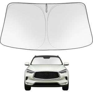 imageProadsy Windshield Sun Shade for Nissan Pathfinder 2026 2025 2024 2023 2022 Foldable Front Sunshade Protector Sun Visor Blocks UV Rays Keep Car CoolerInfiniti QX50 QX55 20192026