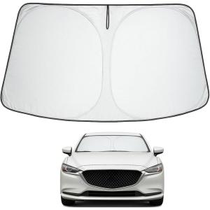 imageProadsy Windshield Sun Shade for Nissan Pathfinder 2026 2025 2024 2023 2022 Foldable Front Sunshade Protector Sun Visor Blocks UV Rays Keep Car CoolerMazda 6 20142021