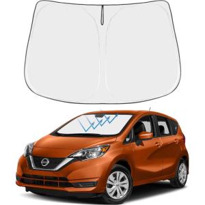 imageProadsy Windshield Sun Shade for Nissan Pathfinder 2026 2025 2024 2023 2022 Foldable Front Sunshade Protector Sun Visor Blocks UV Rays Keep Car CoolerNissan Versa 20152019