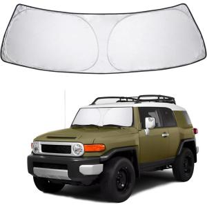 imageProadsy Windshield Sun Shade for Nissan Pathfinder 2026 2025 2024 2023 2022 Foldable Front Sunshade Protector Sun Visor Blocks UV Rays Keep Car CoolerToyota FJ 20072014
