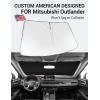 imageProadsy 2025 Upgrade Windshield Sun Shade Custom Fit 20102016 Mercedes Benz E Class Foldable Front Sunshade Protector Sun Visor Blocks UV Rays Keep Car CoolerMitsubishi Outlander 20222026