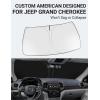 imageProadsy 2025 Upgrade Windshield Sun Shade Custom Fit 20102016 Mercedes Benz E Class Foldable Front Sunshade Protector Sun Visor Blocks UV Rays Keep Car CoolerJeep Grand Cherokee 20142025 2026