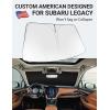 imageProadsy 2025 Upgrade Windshield Sun Shade Custom Fit 20102016 Mercedes Benz E Class Foldable Front Sunshade Protector Sun Visor Blocks UV Rays Keep Car CoolerSubaru Legacy 20202026