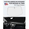 imageProadsy 2025 Upgrade Windshield Sun Shade Custom Fit 20102016 Mercedes Benz E Class Foldable Front Sunshade Protector Sun Visor Blocks UV Rays Keep Car CoolerNissan Altima 20132018