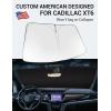 imageProadsy 2025 Upgrade Windshield Sun Shade Custom Fit 20102016 Mercedes Benz E Class Foldable Front Sunshade Protector Sun Visor Blocks UV Rays Keep Car CoolerCadillac XT6 20202026