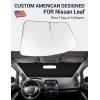 imageProadsy 2025 Upgrade Windshield Sun Shade Custom Fit 20102016 Mercedes Benz E Class Foldable Front Sunshade Protector Sun Visor Blocks UV Rays Keep Car CoolerNissan Leaf 20112017