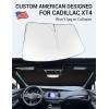imageProadsy 2025 Upgrade Windshield Sun Shade Custom Fit 20102016 Mercedes Benz E Class Foldable Front Sunshade Protector Sun Visor Blocks UV Rays Keep Car CoolerCadillac XT4 20192026