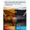 imageProadsy 2025 Upgrade Windshield Sun Shade Custom Fit 20102016 Mercedes Benz E Class Foldable Front Sunshade Protector Sun Visor Blocks UV Rays Keep Car CoolerFord Fusion 20062012