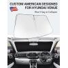imageProadsy 2025 Upgrade Windshield Sun Shade Custom Fit 20102016 Mercedes Benz E Class Foldable Front Sunshade Protector Sun Visor Blocks UV Rays Keep Car CoolerHyundai Venue 20202025 2026