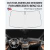 imageProadsy 2025 Upgrade Windshield Sun Shade Custom Fit 20102016 Mercedes Benz E Class Foldable Front Sunshade Protector Sun Visor Blocks UV Rays Keep Car CoolerMercedes Benz GLE 20162019
