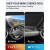 imageProadsy 2025 Upgrade Windshield Sun Shade Custom Fit 20102016 Mercedes Benz E Class Foldable Front Sunshade Protector Sun Visor Blocks UV Rays Keep Car Cooler20132018 BMW 3Series