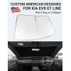 imageProadsy 2025 Upgrade Windshield Sun Shade Custom Fit 20102016 Mercedes Benz E Class Foldable Front Sunshade Protector Sun Visor Blocks UV Rays Keep Car CoolerKia EV9 GT Line 20242026