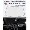 imageProadsy 2025 Upgrade Windshield Sun Shade Custom Fit 20102016 Mercedes Benz E Class Foldable Front Sunshade Protector Sun Visor Blocks UV Rays Keep Car CoolerHonda Accord 20142017