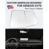 imageProadsy 2025 Upgrade Windshield Sun Shade Custom Fit 20102016 Mercedes Benz E Class Foldable Front Sunshade Protector Sun Visor Blocks UV Rays Keep Car CoolerGenesis GV70 20222026