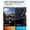 imageProadsy 2025 Upgrade Windshield Sun Shade Custom Fit 20102016 Mercedes Benz E Class Foldable Front Sunshade Protector Sun Visor Blocks UV Rays Keep Car CoolerBMW i3 20142022