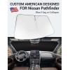 imageProadsy 2025 Upgrade Windshield Sun Shade Custom Fit 20102016 Mercedes Benz E Class Foldable Front Sunshade Protector Sun Visor Blocks UV Rays Keep Car CoolerNissan Pathfinder 20222026