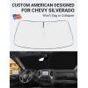 imageProadsy 2025 Upgrade Windshield Sun Shade Custom Fit 20102016 Mercedes Benz E Class Foldable Front Sunshade Protector Sun Visor Blocks UV Rays Keep Car CoolerChevy Silverado 20192024 2025