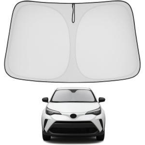 imageProadsy 2025 Upgrade Windshield Sun Shade Custom Fit 20102016 Mercedes Benz E Class Foldable Front Sunshade Protector Sun Visor Blocks UV Rays Keep Car CoolerToyota CHR 20182023