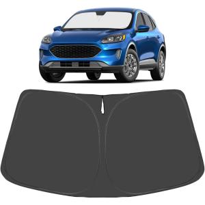 imageProadsy 2025 Upgrade Windshield Sun Shade Custom Fit 20102016 Mercedes Benz E Class Foldable Front Sunshade Protector Sun Visor Blocks UV Rays Keep Car CoolerFord Escape 20202025 2026